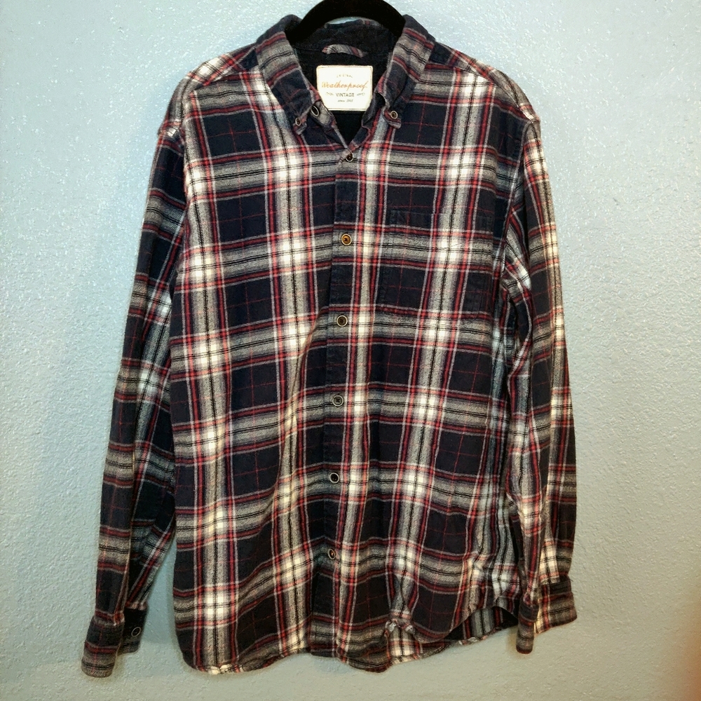 Original Vintage Weather long sleeve Flannel